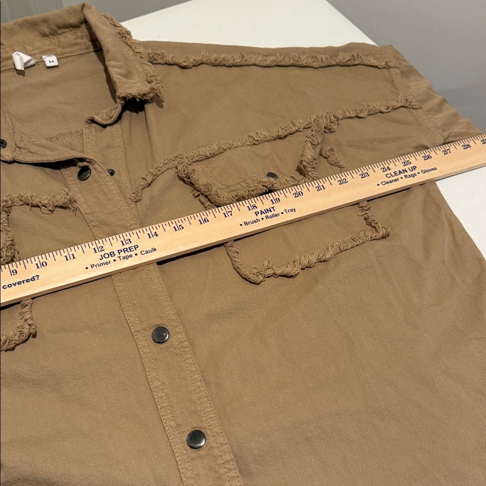 NWOT Olive Rock & Roll Utility Field Jacket Oversized Medium by elan - Picture 7 of 13